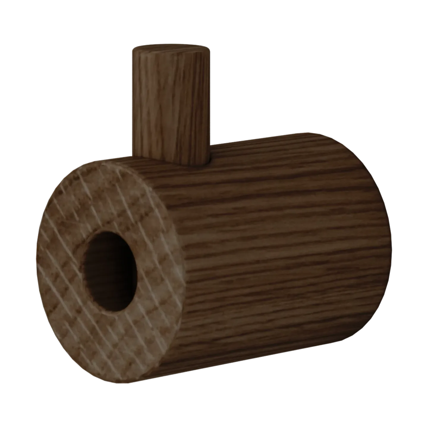 MOEBE Moebe wooden wall hook krok Rökt ek