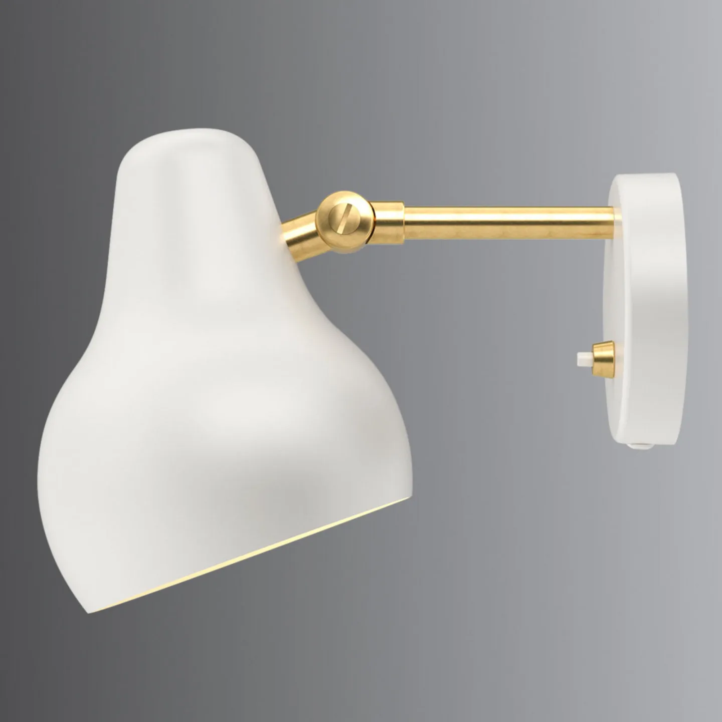VL38 Væglampe White - Louis Poulsen - Stue - Design - Metal - Med én lyskilde