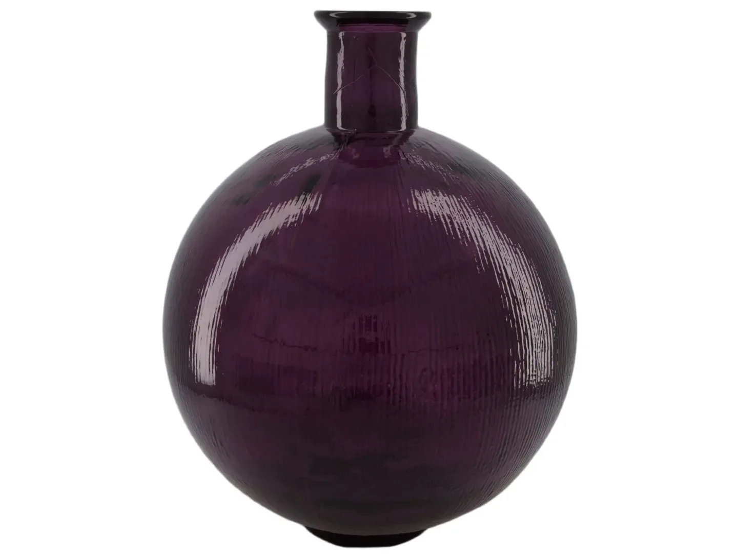 Decofinder Vase Glas Lila H: 42 cm | Schubiger Möbel