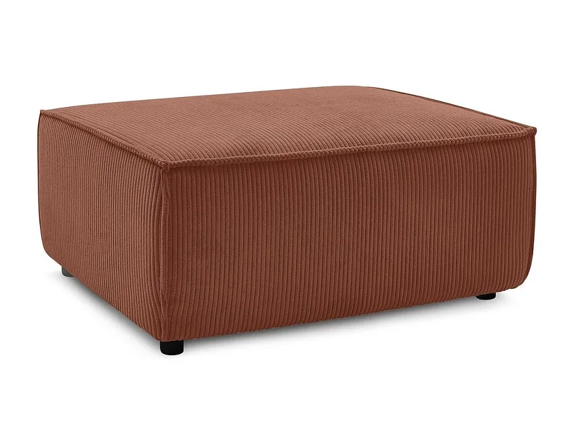 Hocker BOBOCHIC NIHAD 70x100x44cm cord-stoff orange