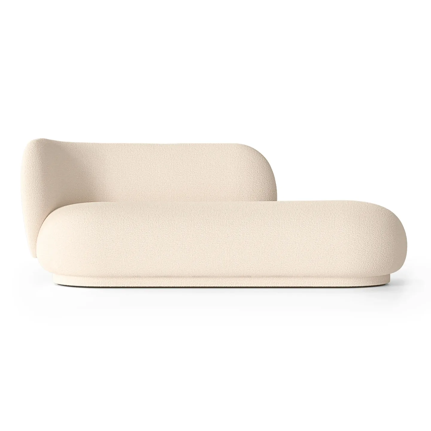 Ferm Living Rico divan Chaiselongue bouclé links Wool offwhite