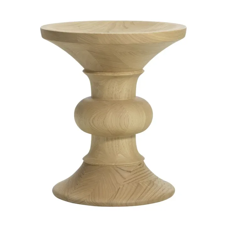 Vitra Eames Stool sittpall model B Natural chestnut