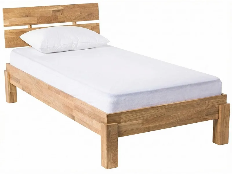 Bett NEVEN 90x200cm massives holz eiche