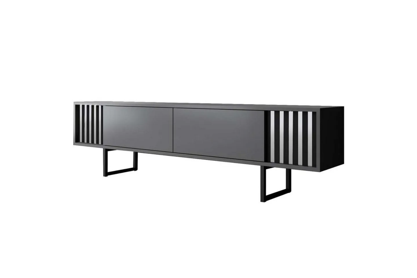 TV-bänk Jeval Antracit / Svart - Antracit / Svart