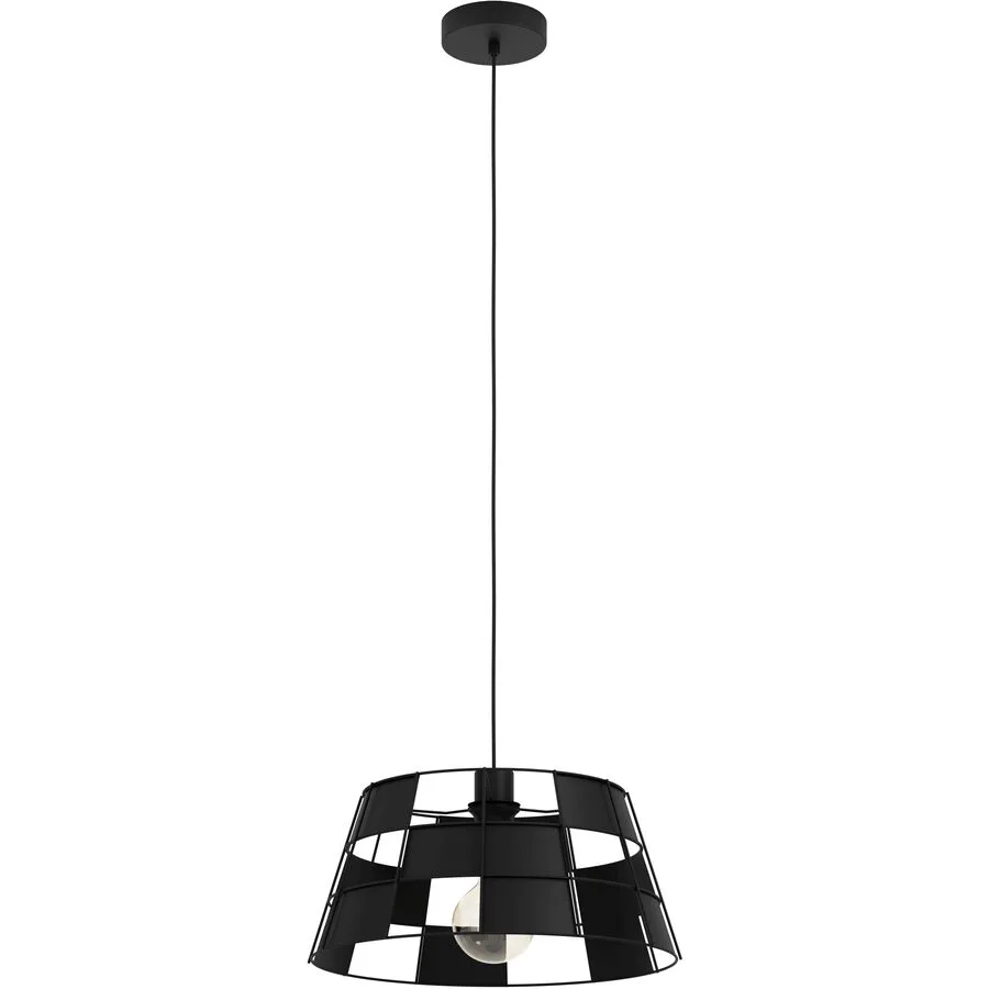 Eglo Pendellampe Pontefract Schwarz Stahl 110 cm