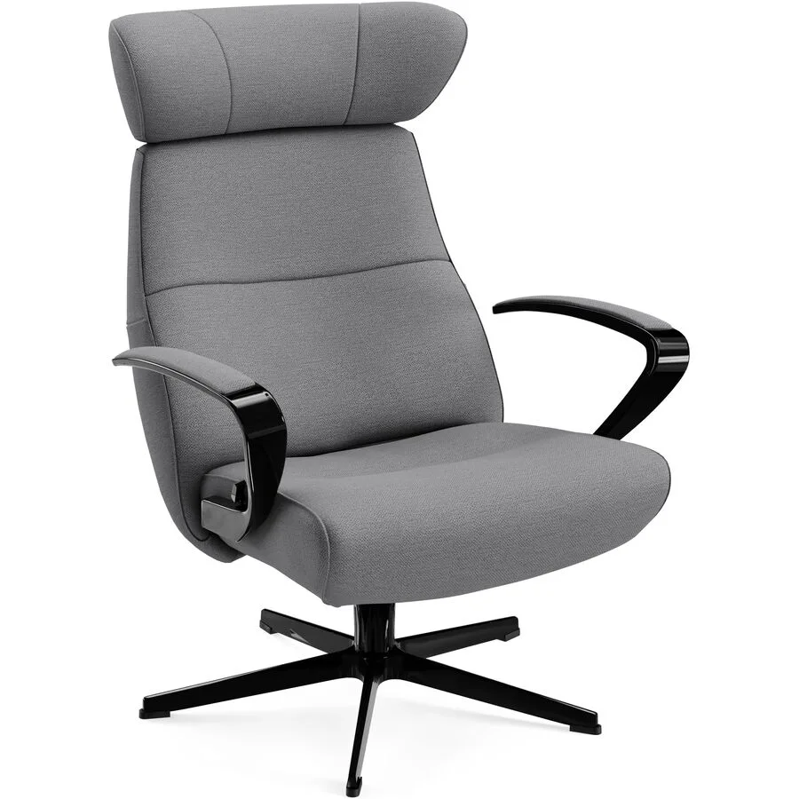 Conform Sessel Enno Betongrau, Schwarz Stoff, Aluminium T 163 B 81 H 99 cm - Möbel Konfigurator: Traummöbel individuell zusammenstellen