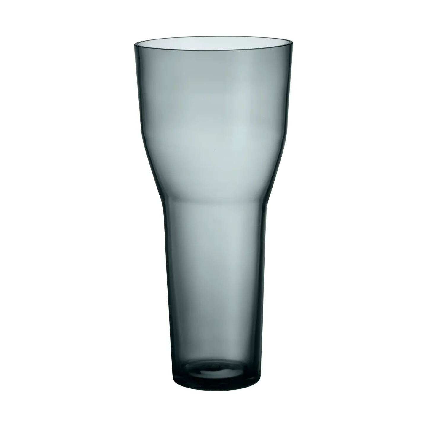 Iittala Solare Vase hoch Ø12x26 cm Stahlgrau