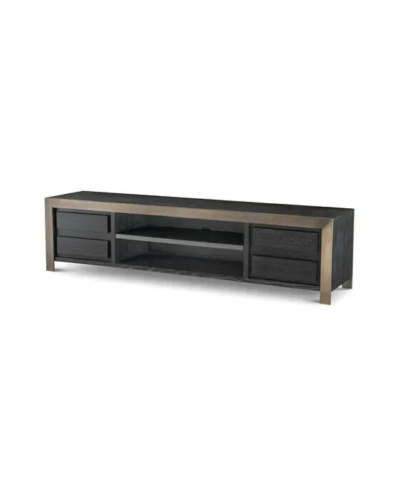 Talbot mediabænk charcoal grey