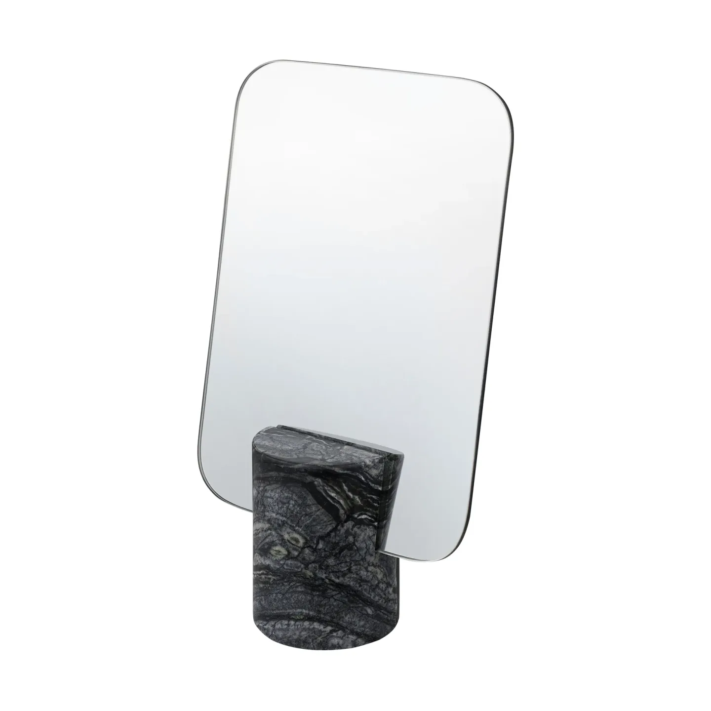 Mette Ditmer Marble bordsspegel Black-grey, 30 cm