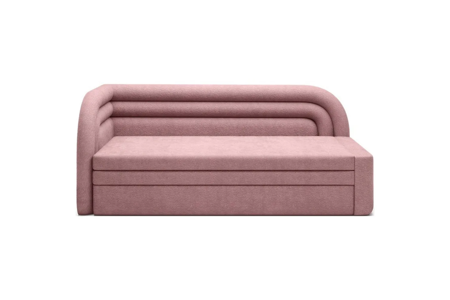 Soffa Eltap Fabillo 223x86x80 cm - Touch 24, Rosa, Vänster
