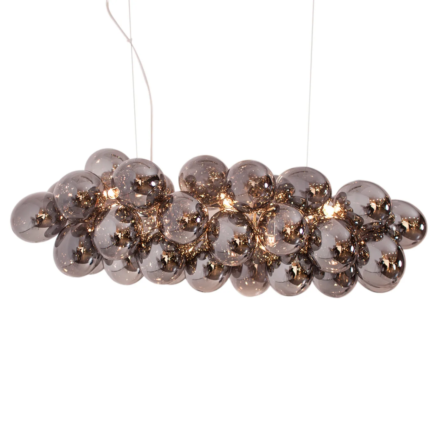 Gross Bar Pendelleuchte L80 Smoke - By Rydéns - Wohnzimmer - Design - Glas - Einflammig
