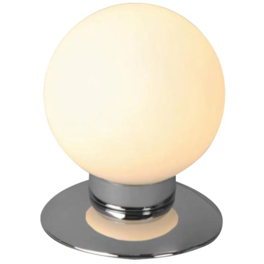 Tischlampe Claro+ Weiss Glas 13 cm 15 cm - LED - Lichtfarbe: Extra warmweiss