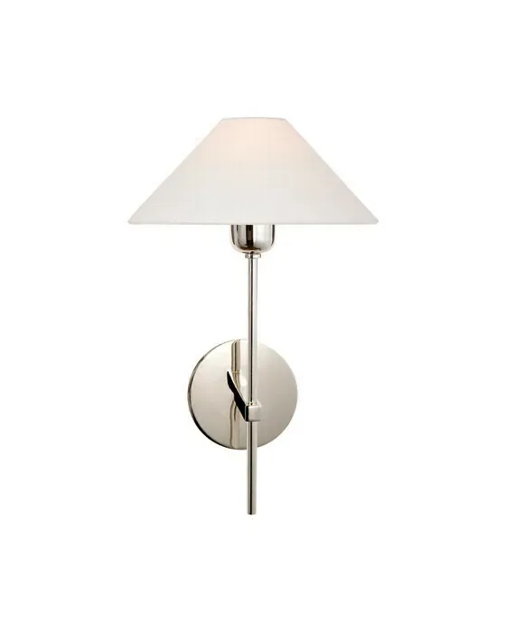 Hackney Single Sconce Polished Nickel