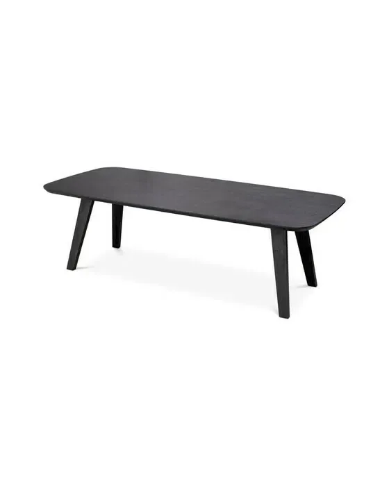 Glover Dining Table Charcoal Grey Oak Veneer