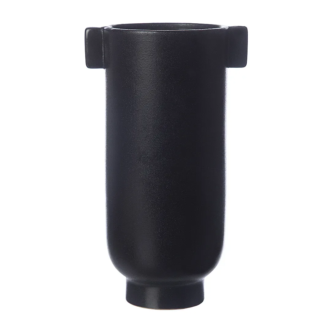 ERNST Ernst Vase mit Henkel 21cm Schwarz