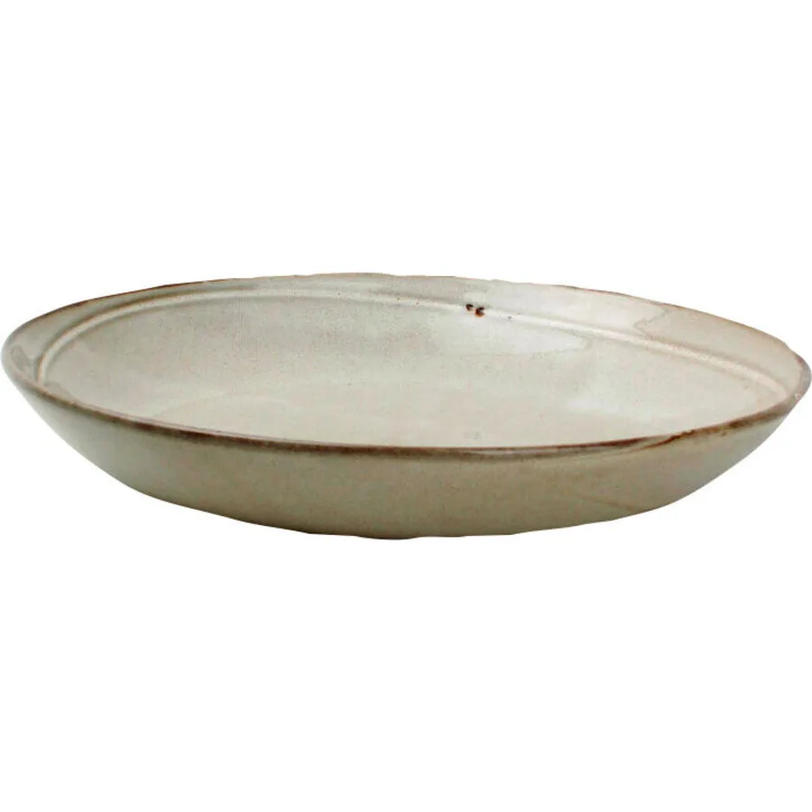 Fine2Dine Teller tief Ceres Grey Grau Porzellan 24.5 cm