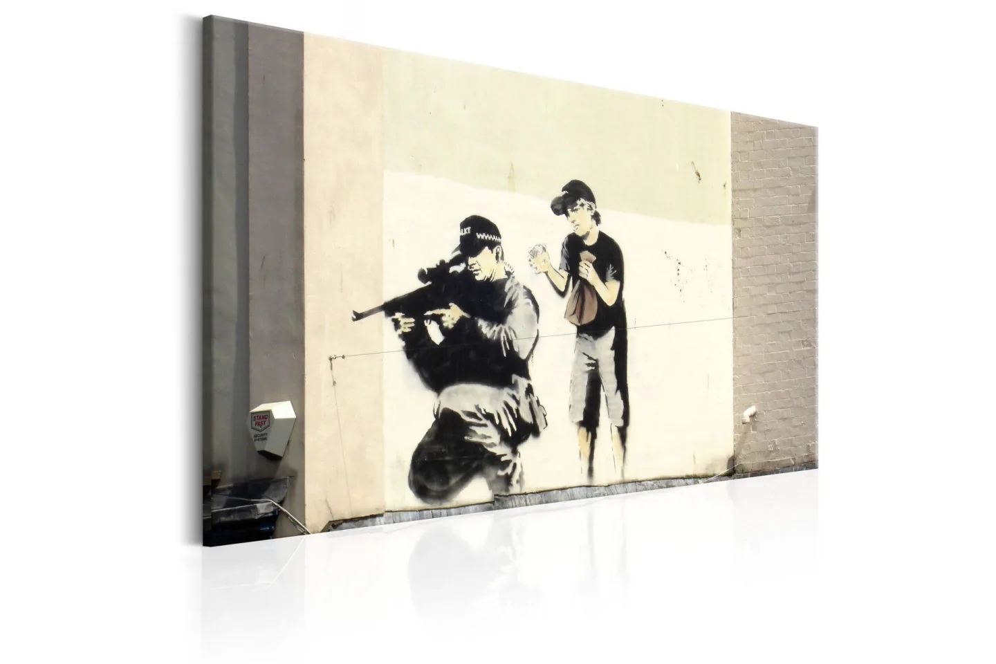 Tavla Sniper And Banksy 120x80 cm -