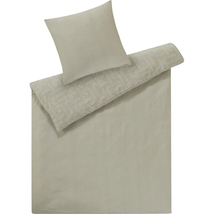 Esprit Bettwäschegarnitur Scatter Contour Beige Baumwolle 160 cm