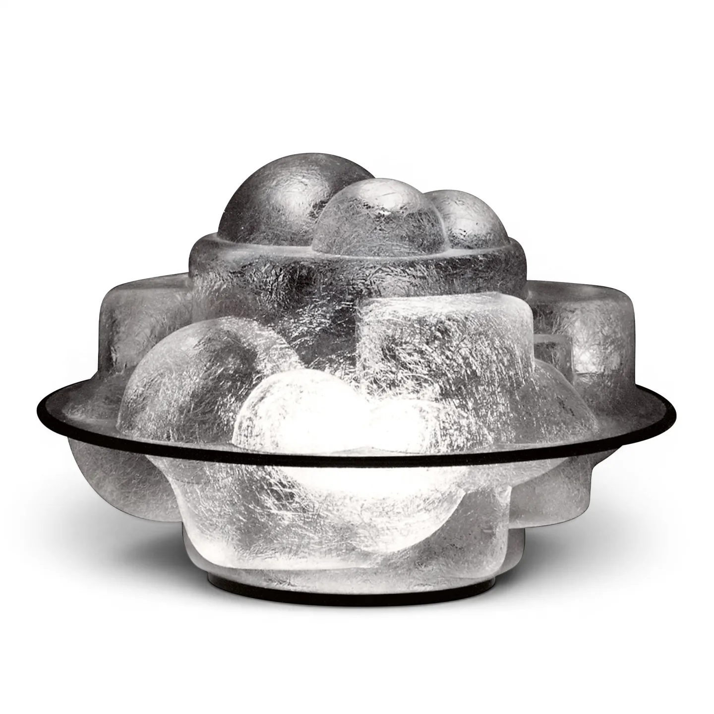 Martinelli Luce - Profiterolle – E14 - Bordslampor - Sergio Asti - Transparent - Metall/Plast