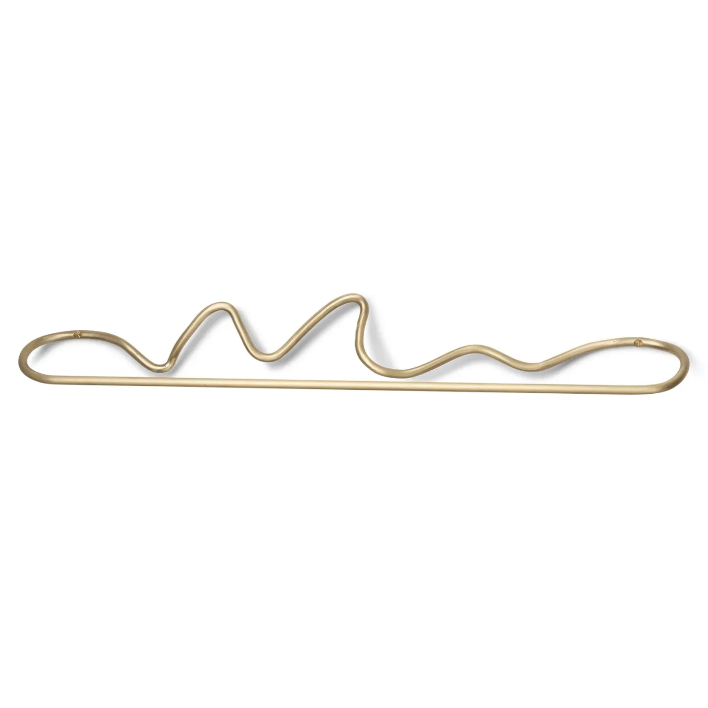 Ferm Living Curvature handdukshängare Mässing