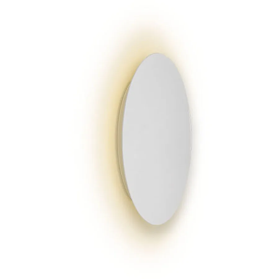 Escale Deckenlampe Blade Weiss Aluminium 18 cm 3.5 cm - LED - Lichtfarbe: Extra warmweiss - LED Energiesparlampen