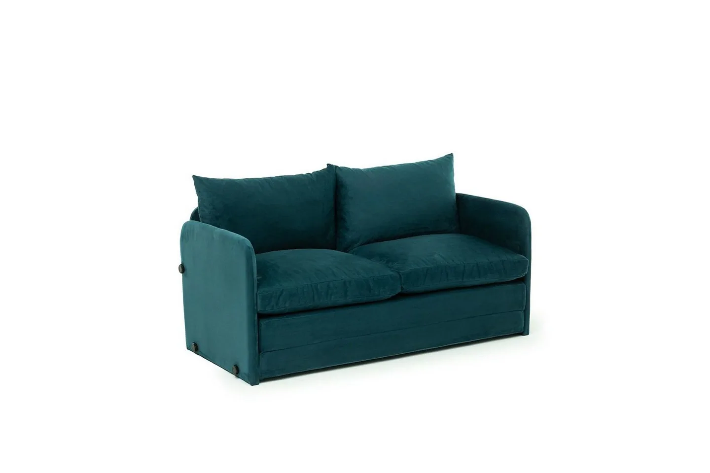2-sits bäddsoffa Rubby (148 x 70 x 66 cm) Petrolgrön - Petrolgrön
