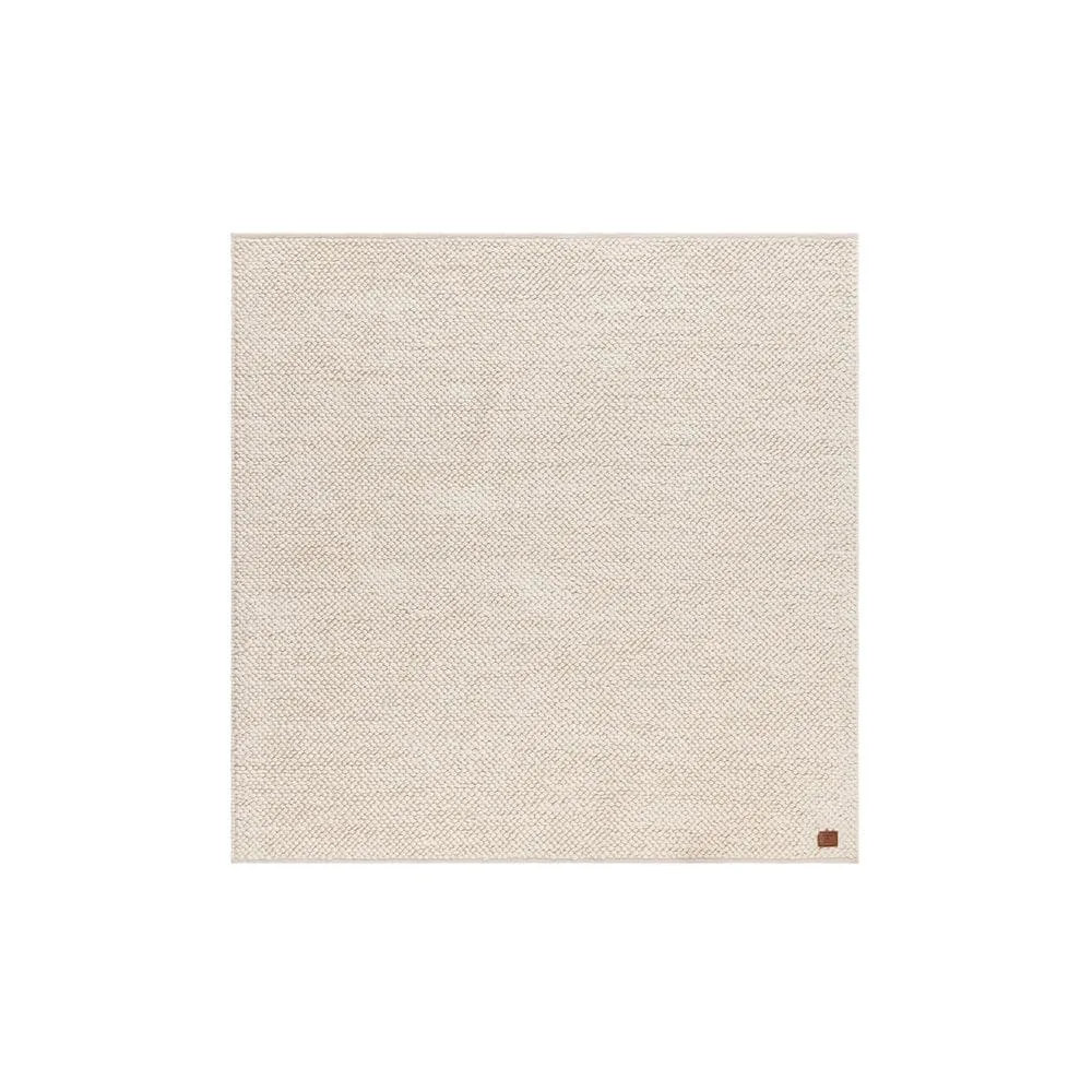 Ullmatta Bubble Kvadrat - 200x200 cm, Creme