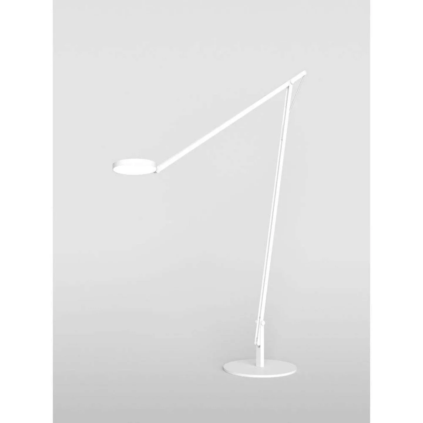 String XL Stehleuchte Matt White/Silver - Rotaliana - Wohnzimmer - Aluminium