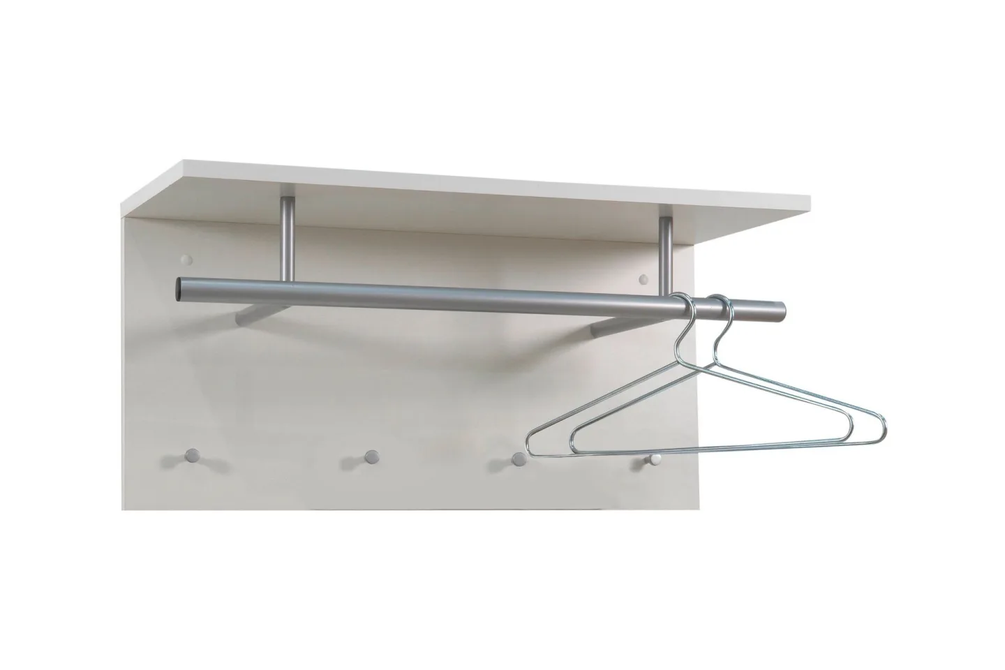 Klackbo Hatthylla 72 cm - Vit/Högblank