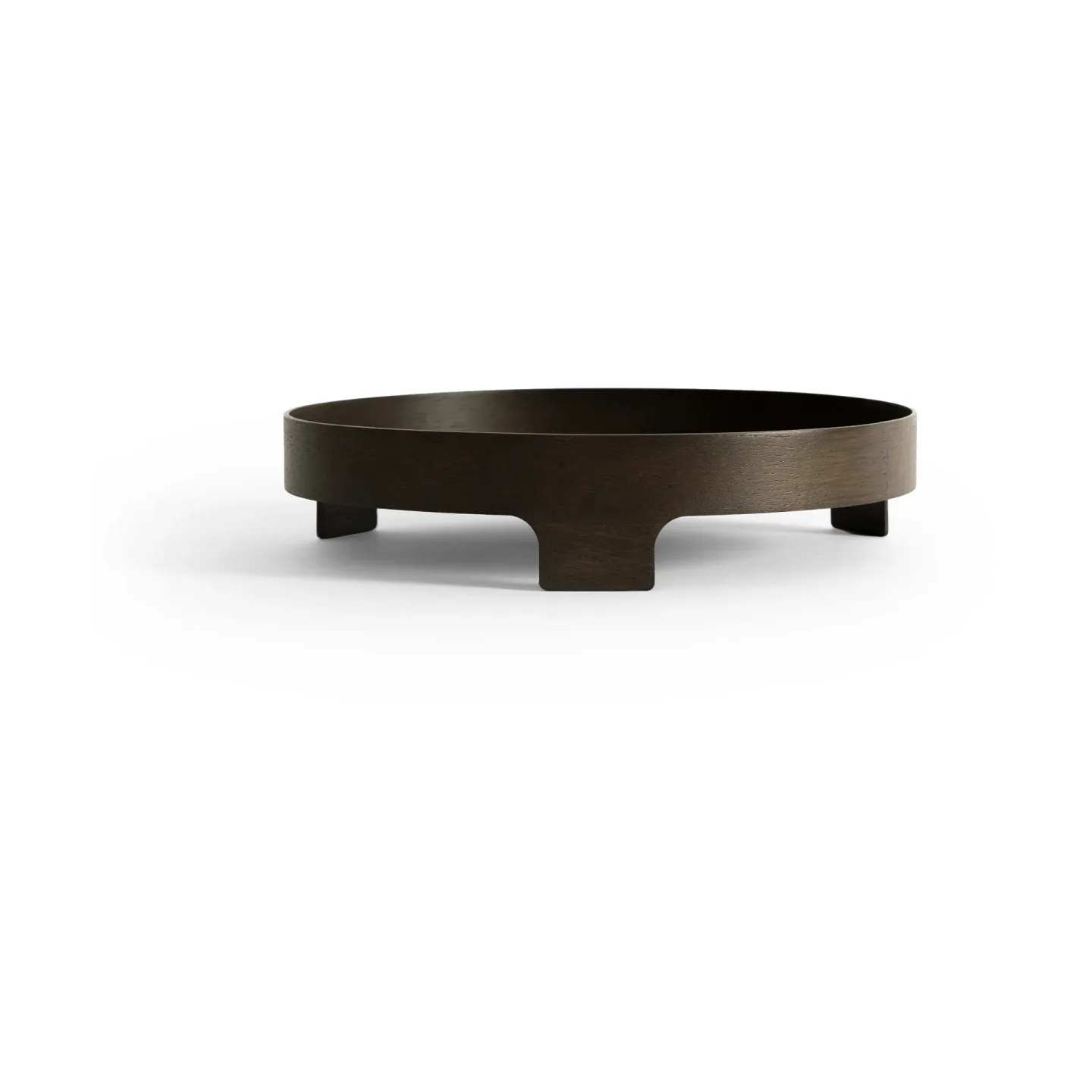 Design House Stockholm Bridge Tablett Dunkle Eiche, Ø42 cm