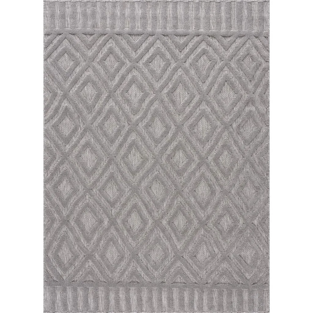 Shaggy Indoor-Outdoor - Lancaster (grå) (Størrelse: 160 x 230 cm)