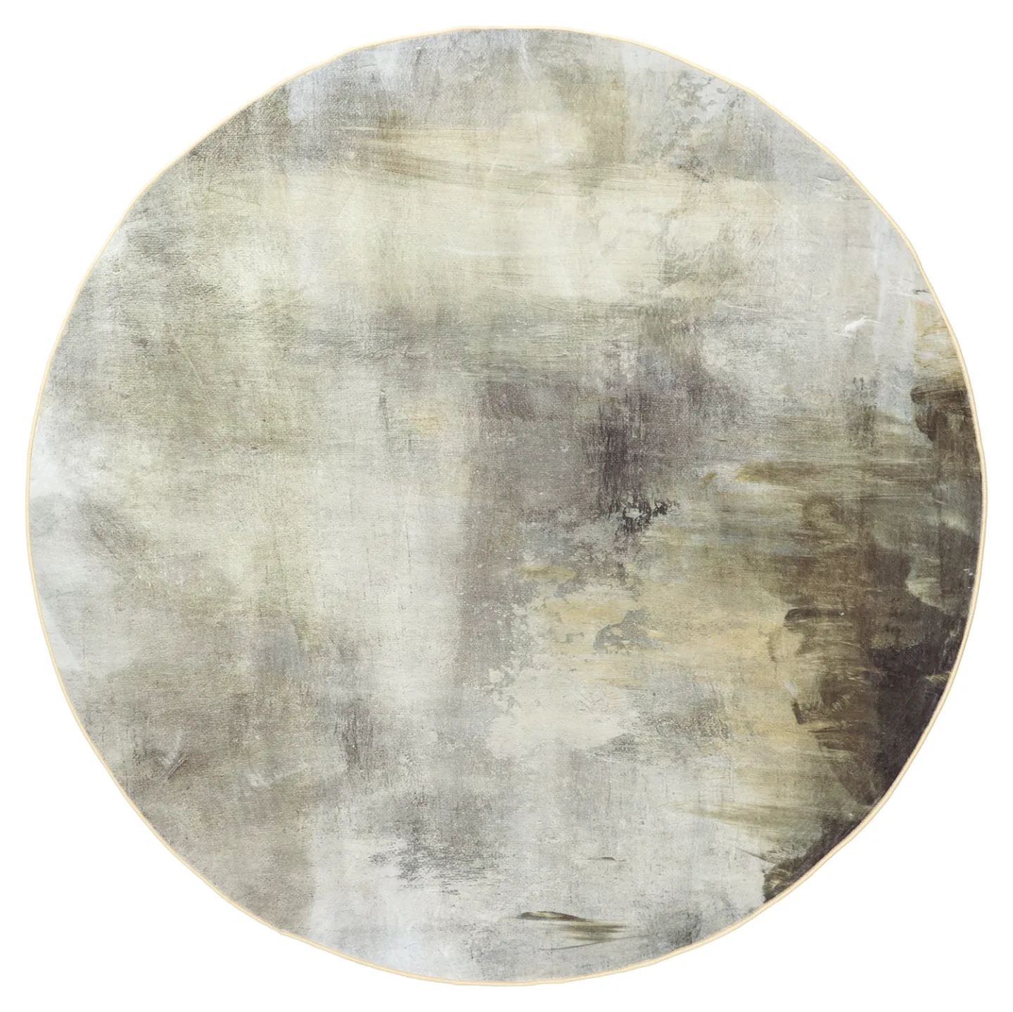 Rundt teppe - Cadiz (beige) (Størrelse: Ø 200 cm)