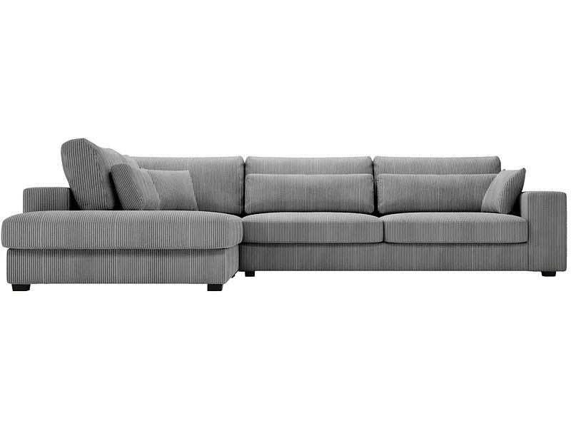Ecksofa CARMEX Stoff dunkelgrau