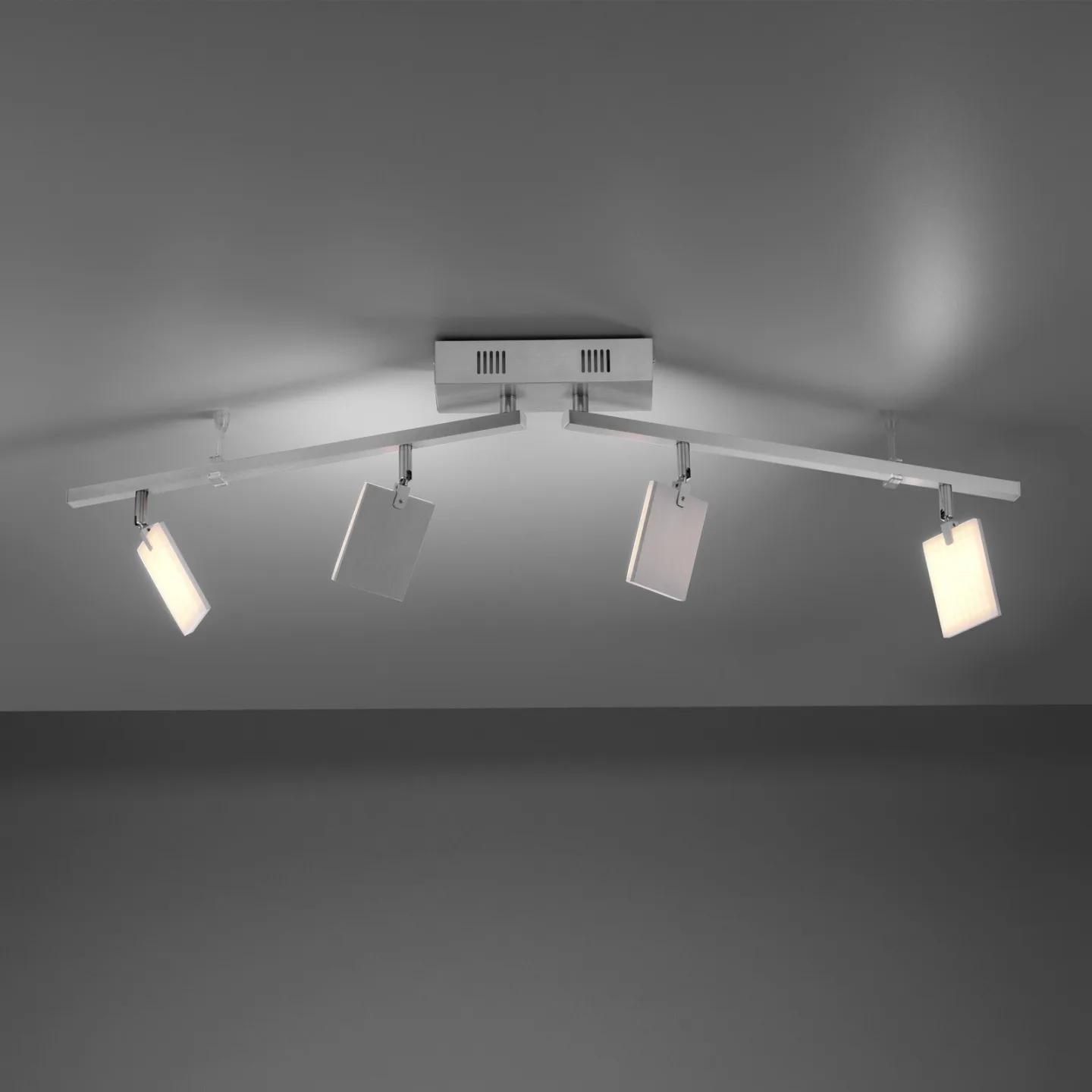 Mira taklampa, diamond, 4 lampor, fjärrkontroll, CCT – PURE - Vardagsrum - Modern - Metall - Med flera ljuskällor