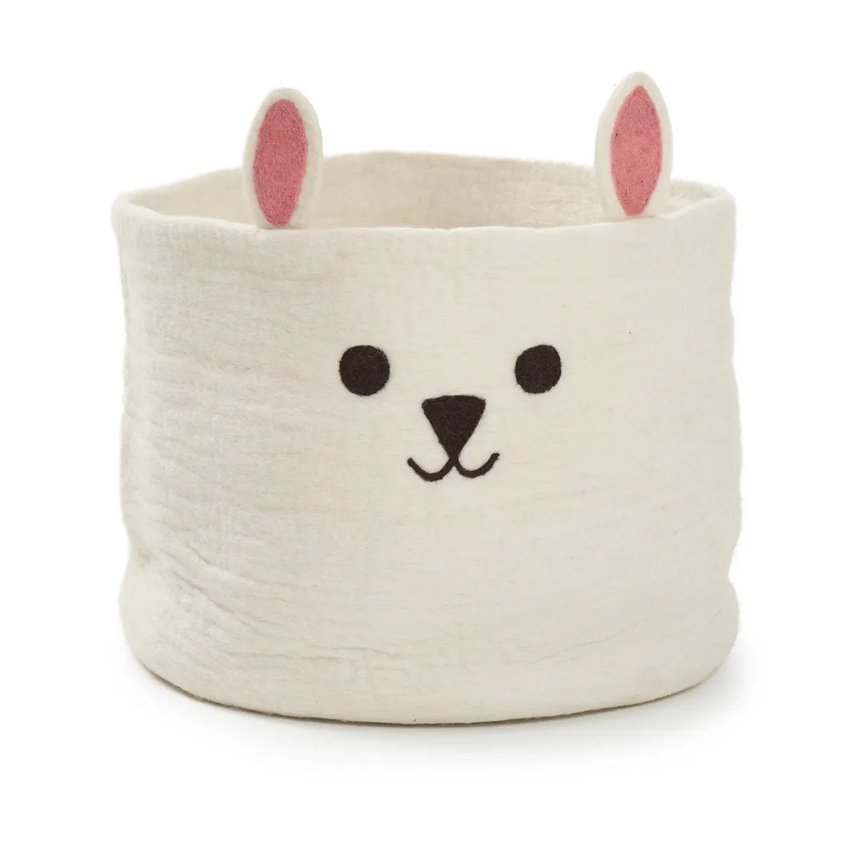 Klippan Yllefabrik Rabbit korg Ø40 cm Vit
