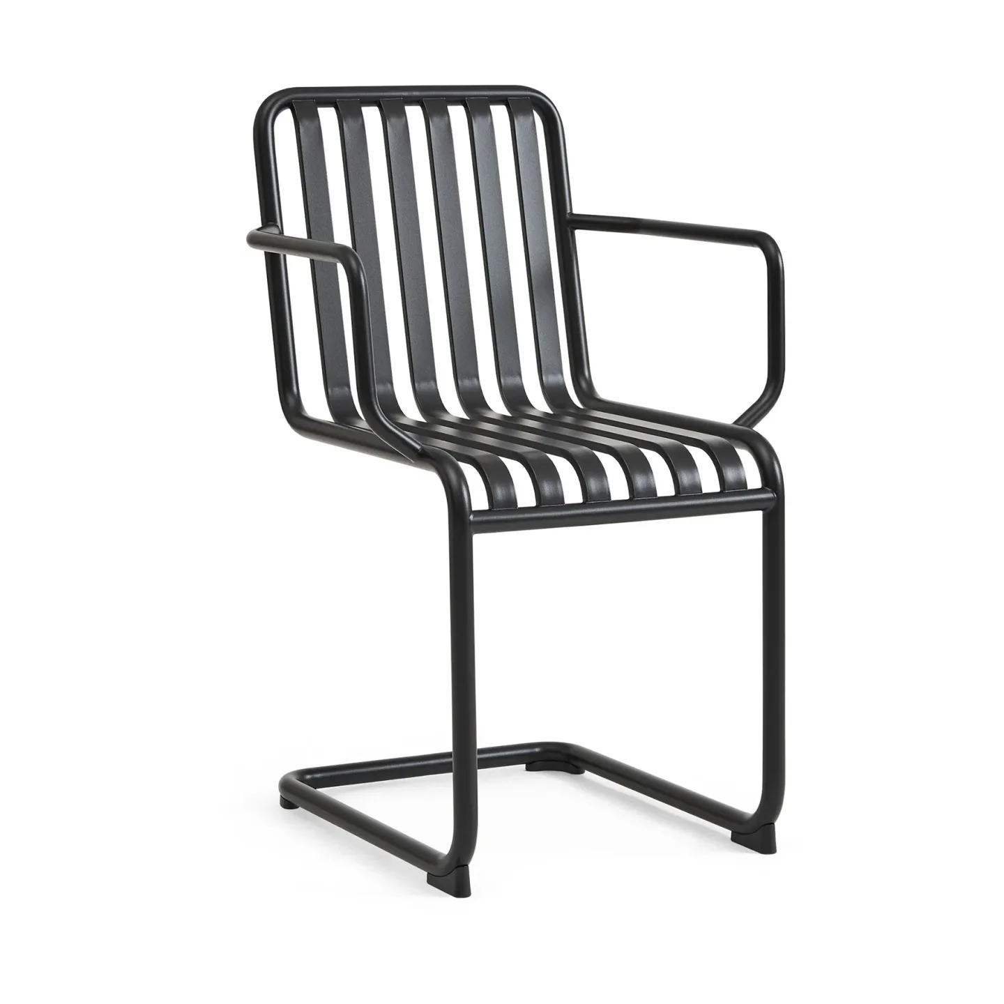 HAY Palissade Cantilever Armlehnstuhl Anthracite