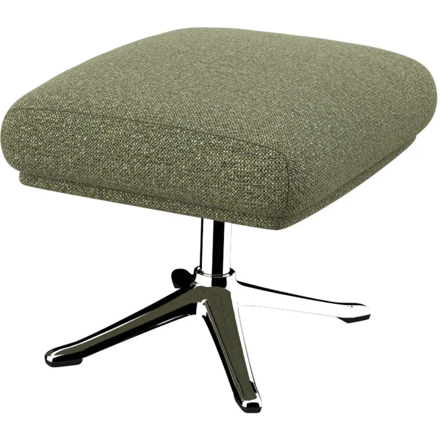 Hocker Halani moosgrün Stoff, Polyester B 41 T 54 H 41 cm