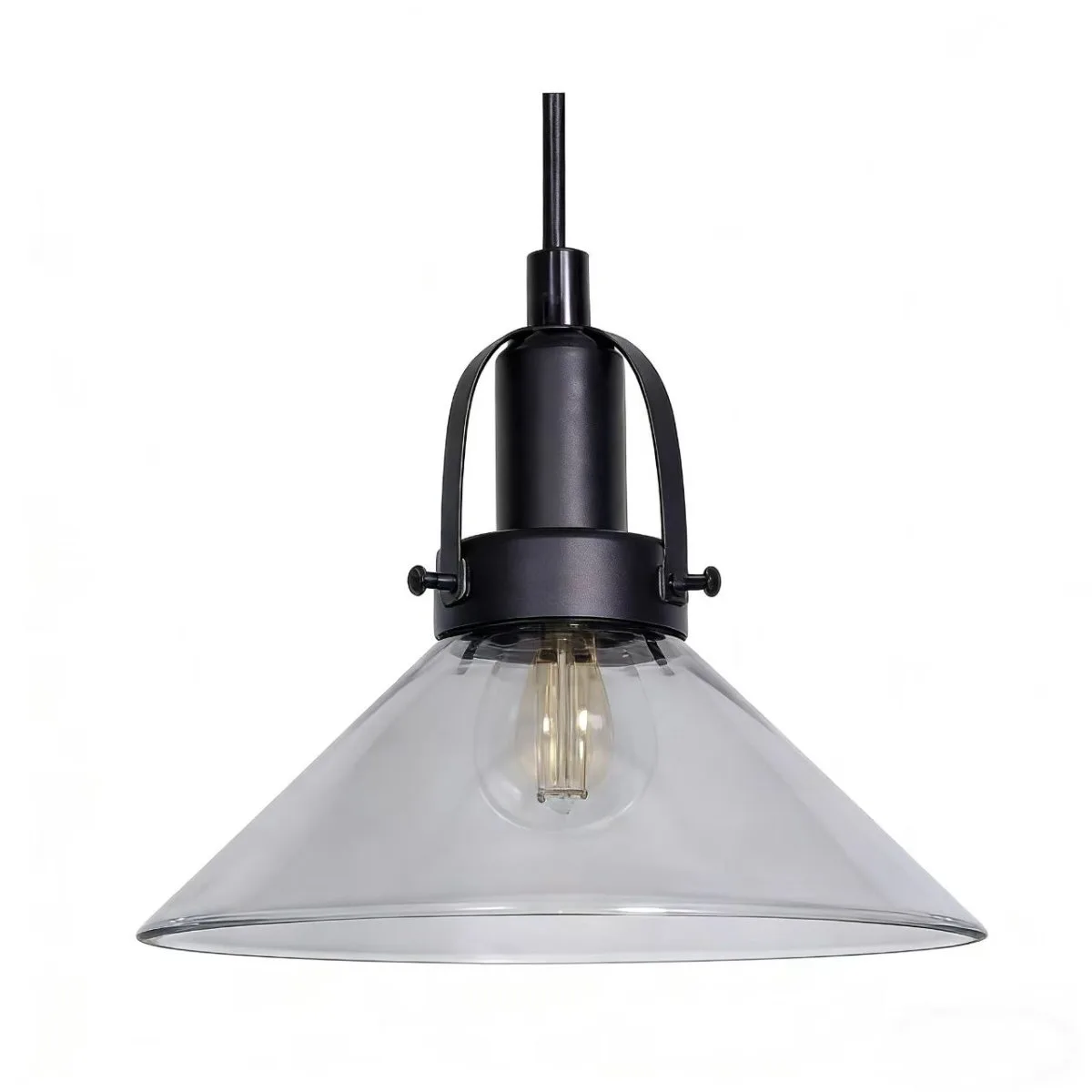 Lampan - Mäster Ø20 - Fönsterlampa - Svart/Rökfärgad