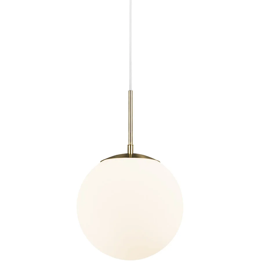 NORDLUX Pendellampe Grant Gold Glas B 25 H 40 cm - Farbe: messing