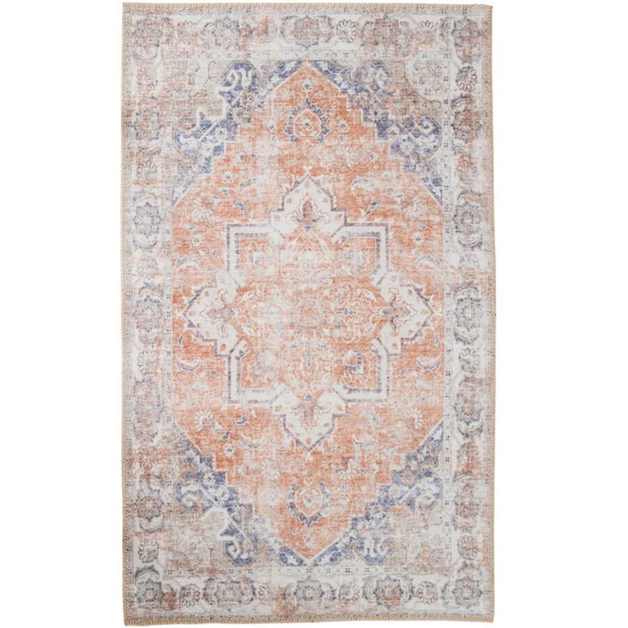 Teppich Tivaro Blau/Orange Polyester 200 cm 300 cm