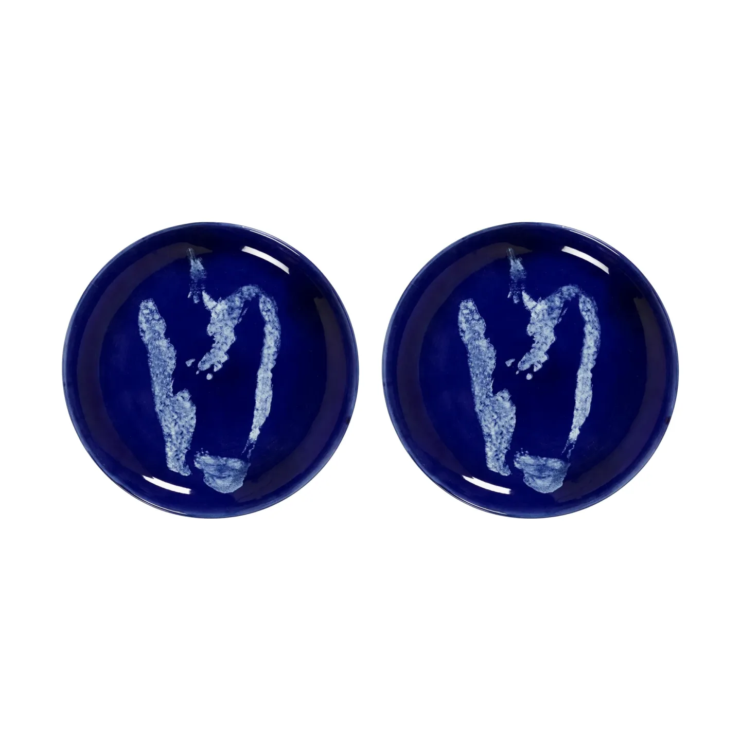 Serax Ottolenghi Feast Teller S Ø19 cm 2er Pack Dark blue-pepper white