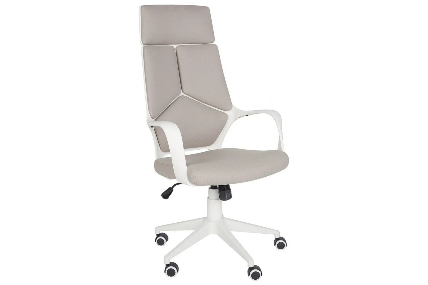 Kontorsstol Delight Taupe/vit - Taupe/vit