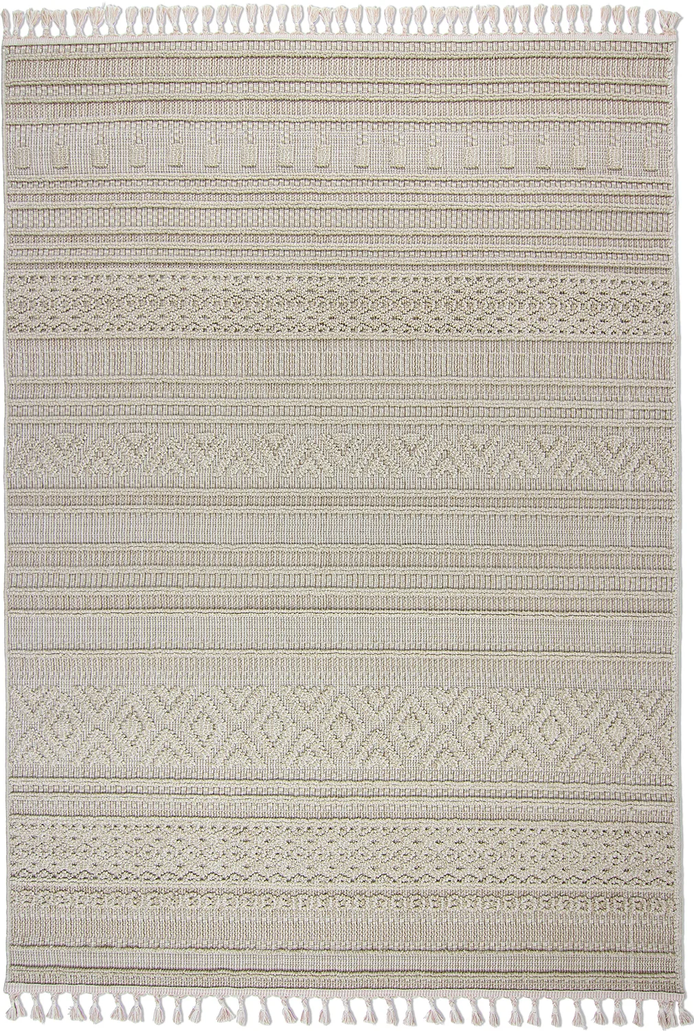 Shaggy - Indoor/Outdoor Athena (beige) (Størrelse: 160 x 230 cm)
