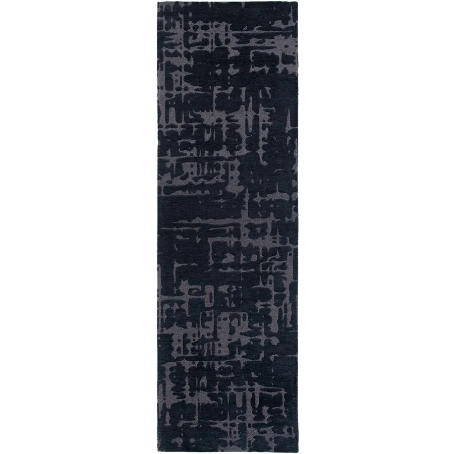 Teppich Baobab Schwarz Polyester 80 cm 250 cm
