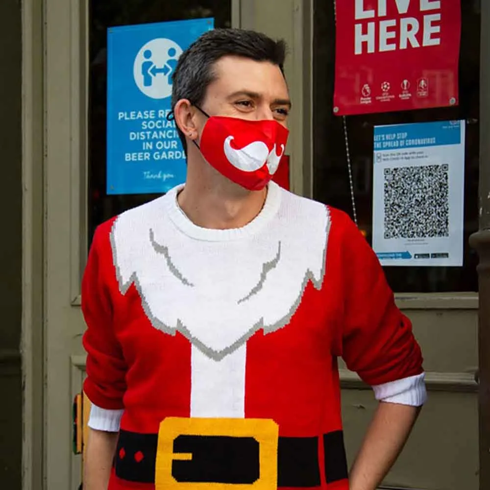 Ansiktsmask Tomte