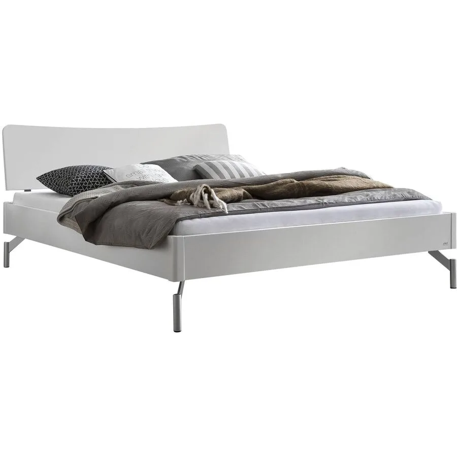 Hasena Bett Castello Weiss MDF Massivholz 180 x 210 cm