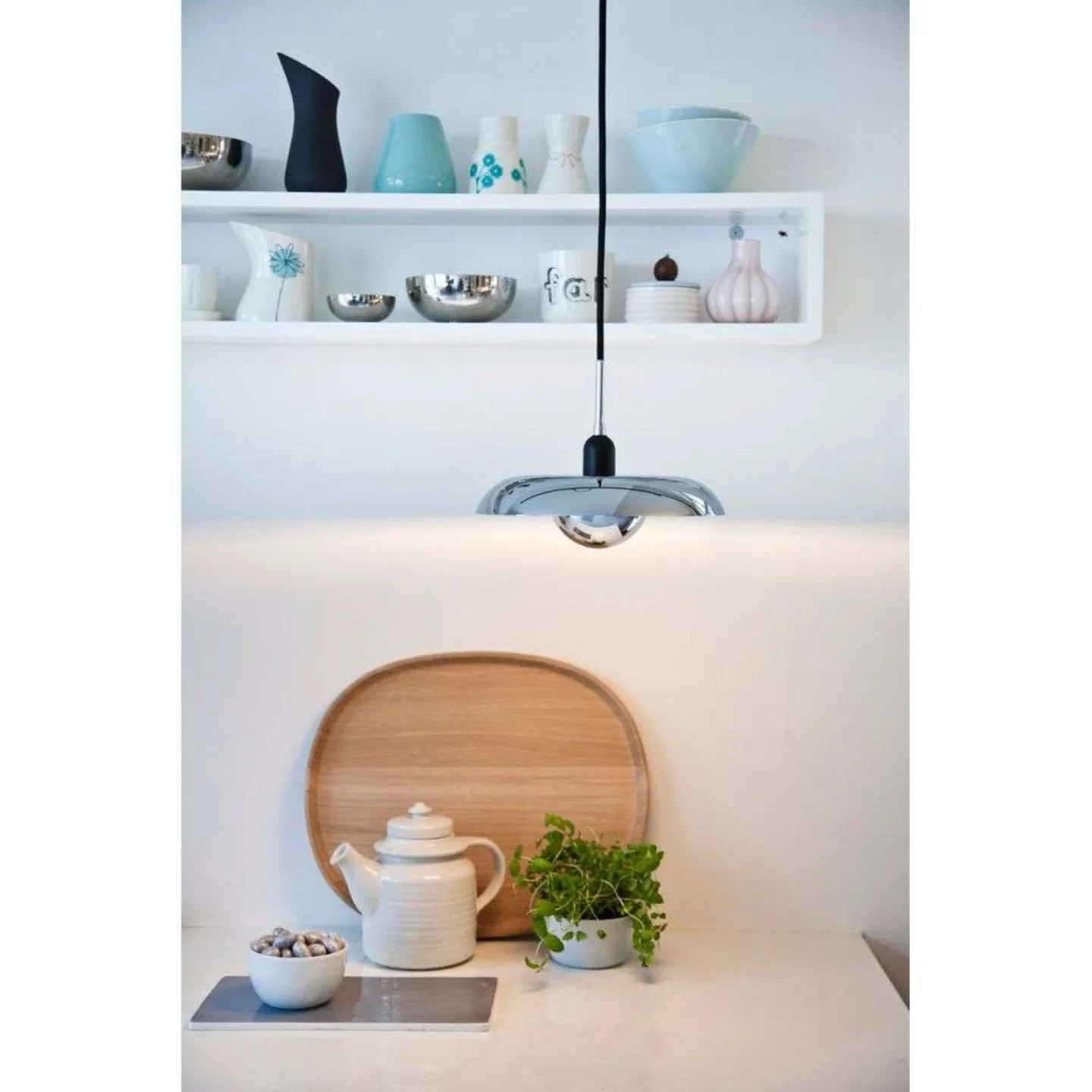 RA 250 Pendelleuchte Chrom - Piet Hein - Esszimmer - Metall