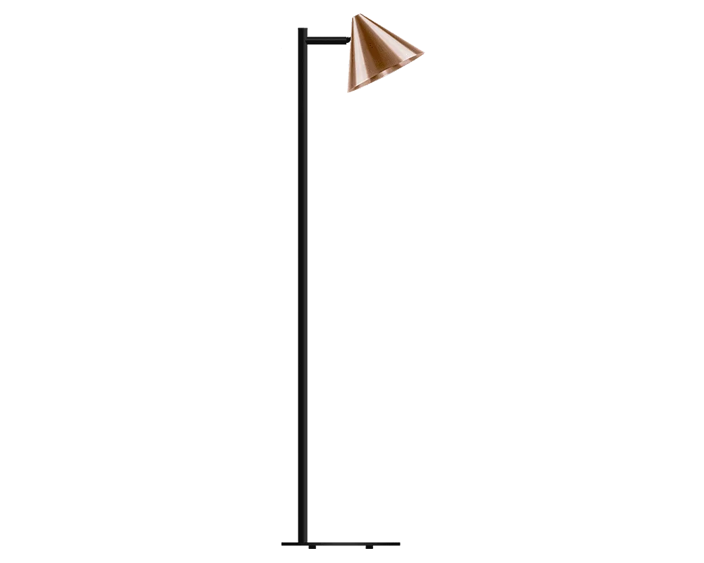 Westal - Tratt Micro - Golvlampa - Råkoppar
