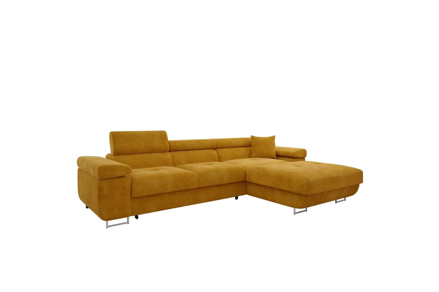 Gabina Soffa med Divan 3-sits - Gul