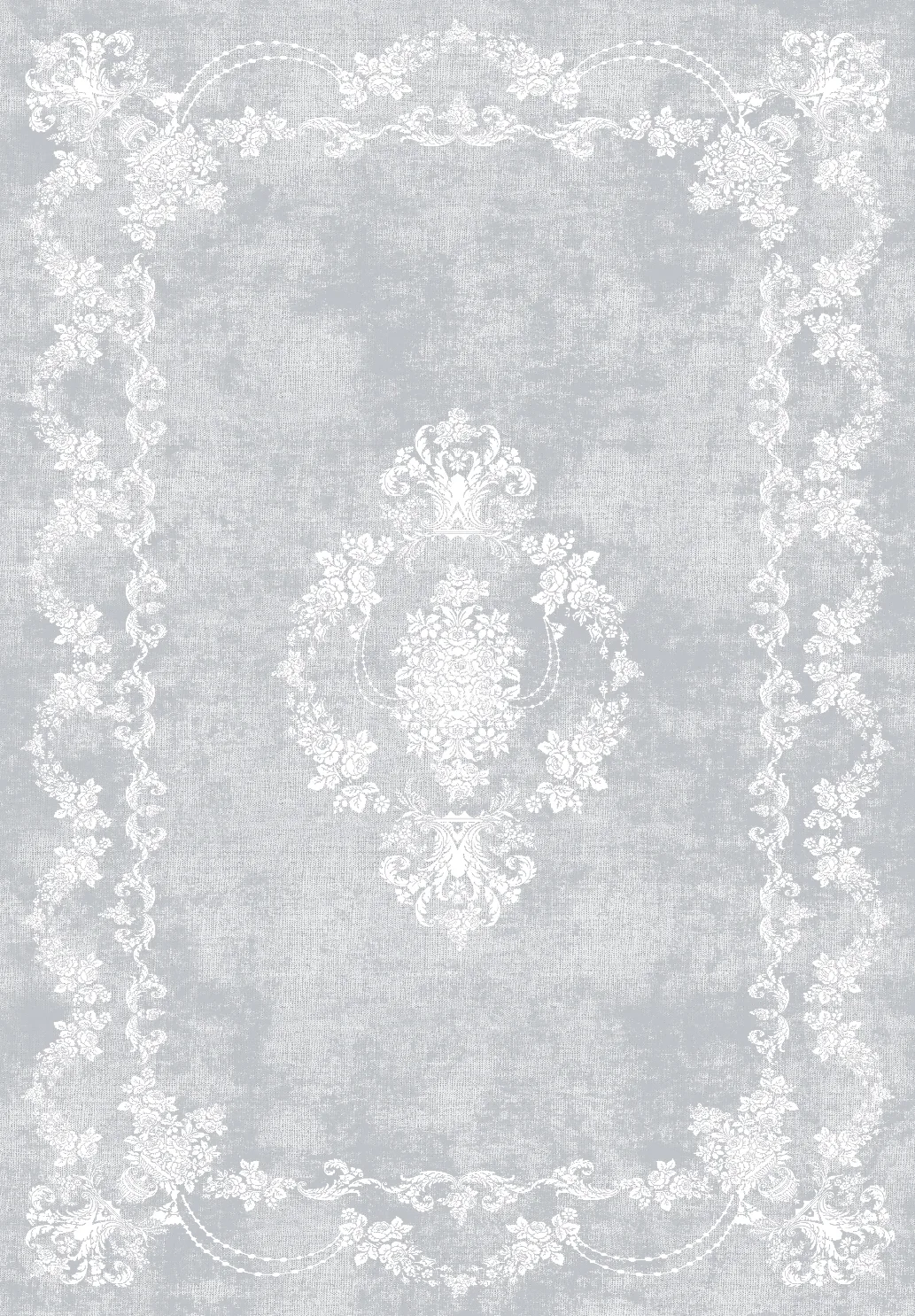 Wilton-teppe - Taknis (lysegrå) (Størrelse: 200 x 280 cm)